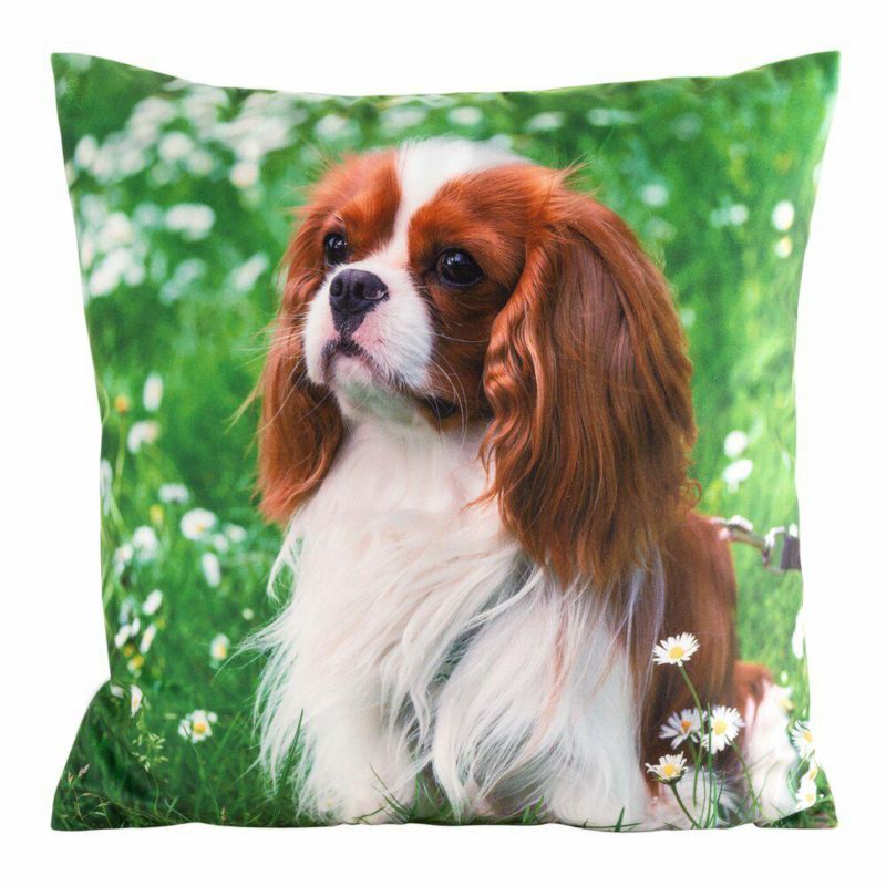 Poszewka Animal/74 Eurofirany Dekoracyjna na poduszkę 45x45 cm Pies 1 szt.