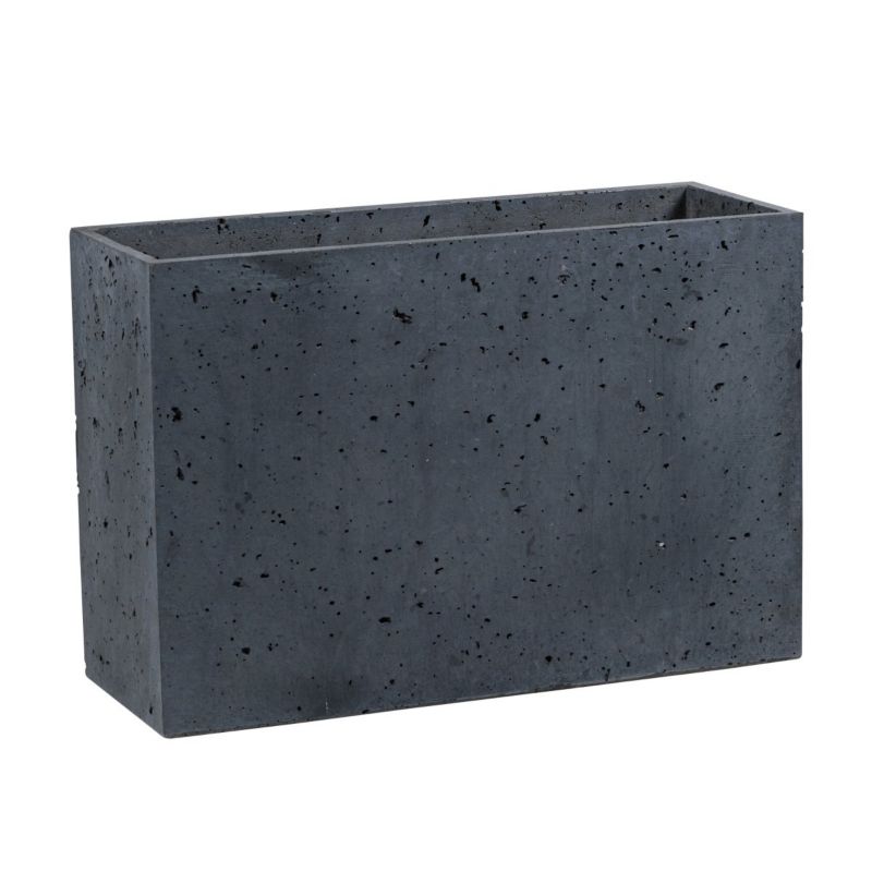 Donica Zadora Betonowa Zewnętrzna LINEA M 60x22x40 grafitowy 1 szt
