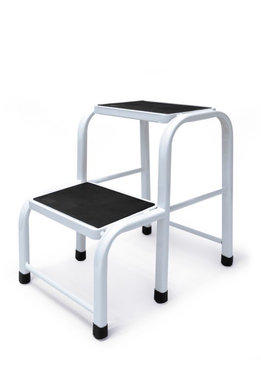 Taboret domowy 2 stopnie DRABEST stołek schodek roboczy nośność 150 kg, 1 szt.