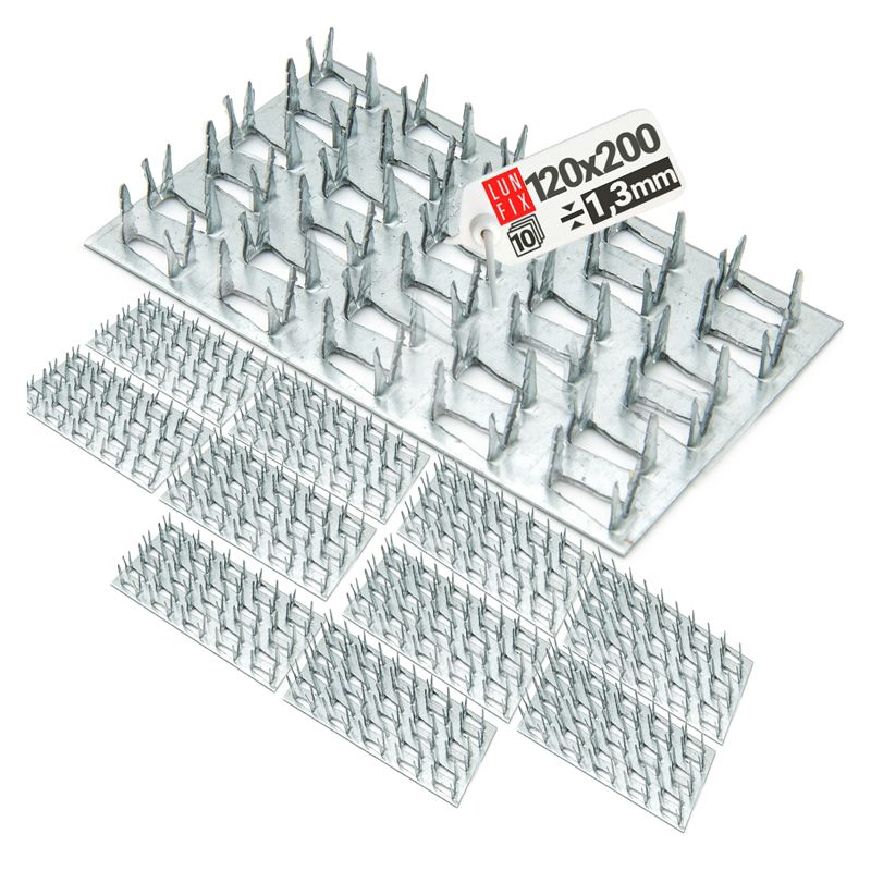 Płytka kolczasta Lun Fix 120x200 mm 10 szt.