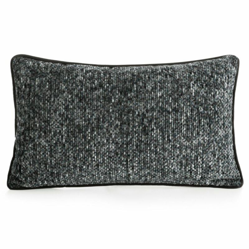 Poszewka Bari 02 Eurofirany dekoracyjna na poduszkę 30x50 cm Szara 1 szt.