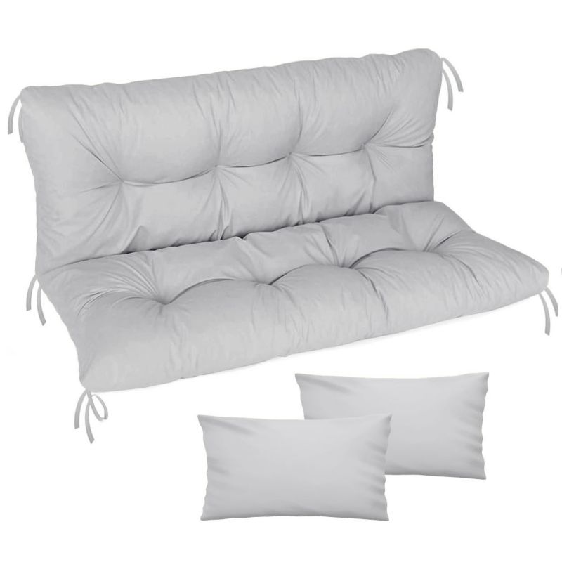 Poduszka materac na huśtawkę Comfort FEROCITY Szary 120x50x50 1 szt.