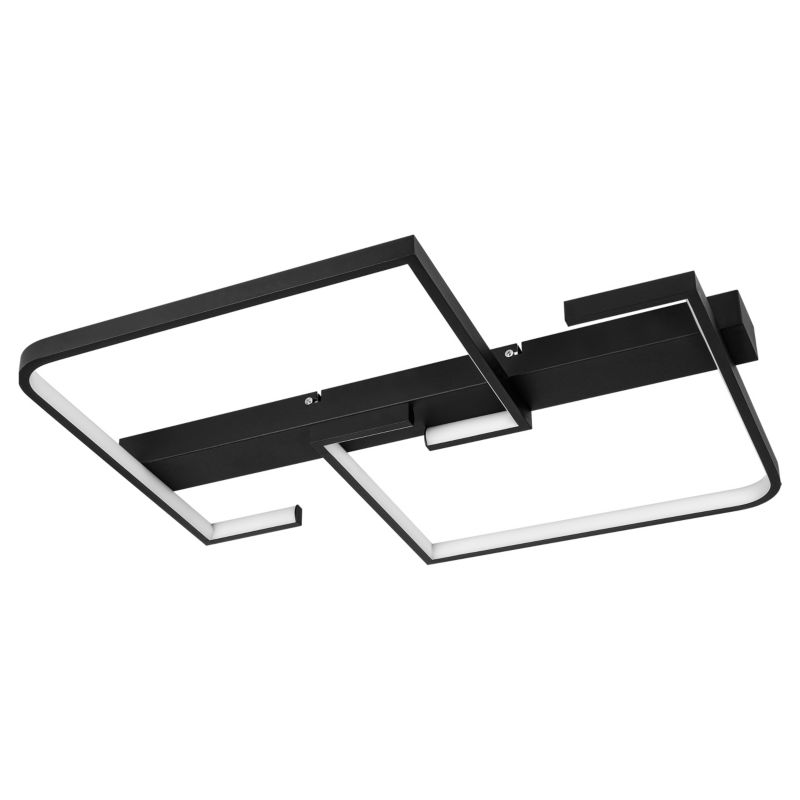 Żyrandol LED MasterLED Moris 62x50 cm 29W lampa sufitowa loft 3CCT DIP czarny 1 szt.