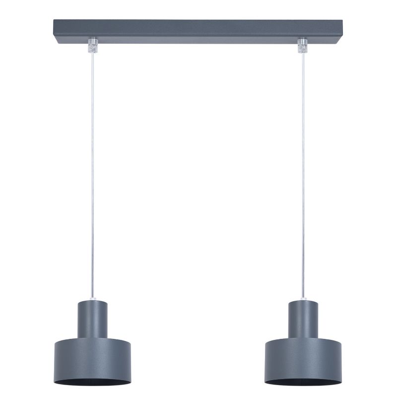 Lampa wisząca Sigma RIF grafitowa 2xE27x15W wym:70x42x15cm IP20 -1 szt.