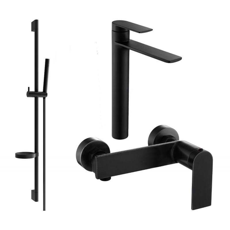 Zestaw prysznicowy Mexen Zero czarny 1 szt.