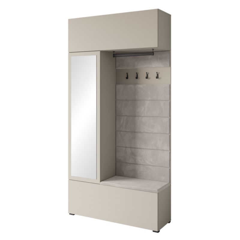 Garderoba MINIO go for it TOKAT kaszmirowy beż z beżowymi panelami 1 szt.