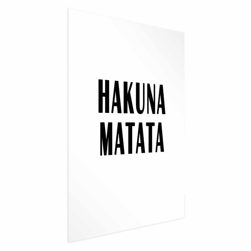 Plakat Artgeist Hakuna Matata 21x30 cm bez ramy 1 szt