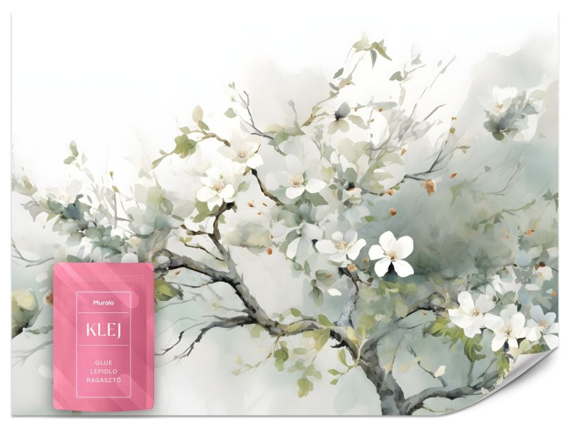 Fototapeta Muralo Akwarelowe Drzewo 400x280 cm 1szt.