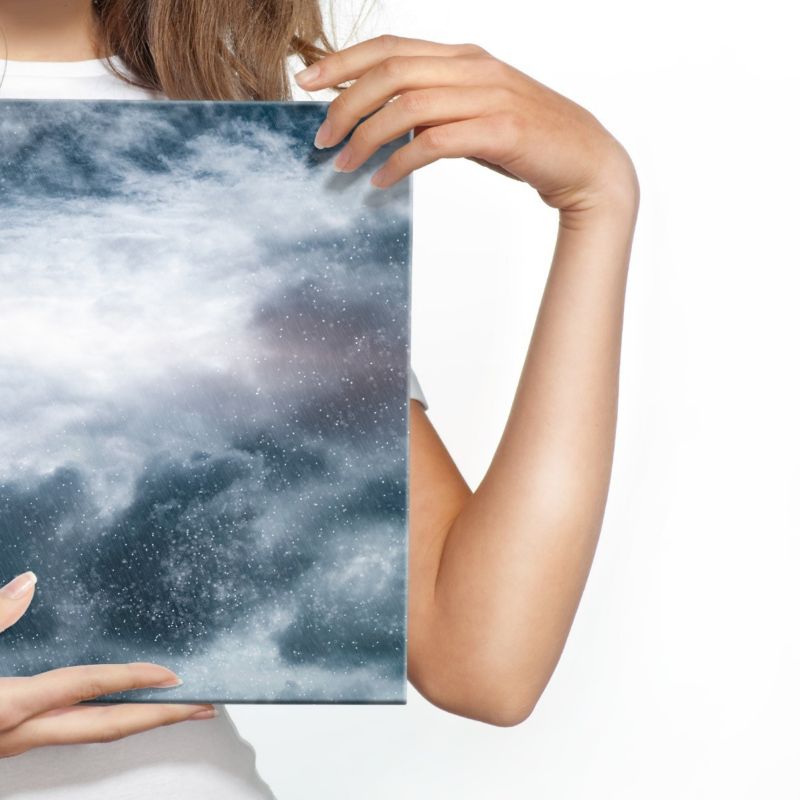 Obraz Muralo Latarnia Morska Morze Śnieg 40x30 cm 1szt.