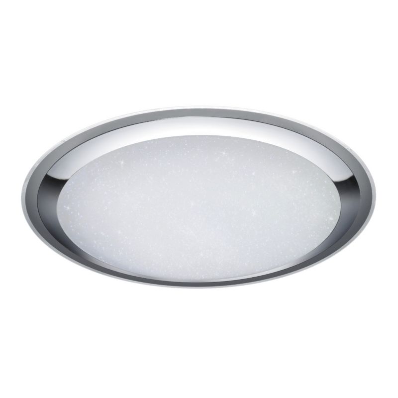 Plafon sufitowy Trio Miko srebrno-biały LED 95W 2700K-6000K 9600 lm IP20 wym: 12,5 x 85 x 85 cm tworzywo sztuczne - 1 szt.