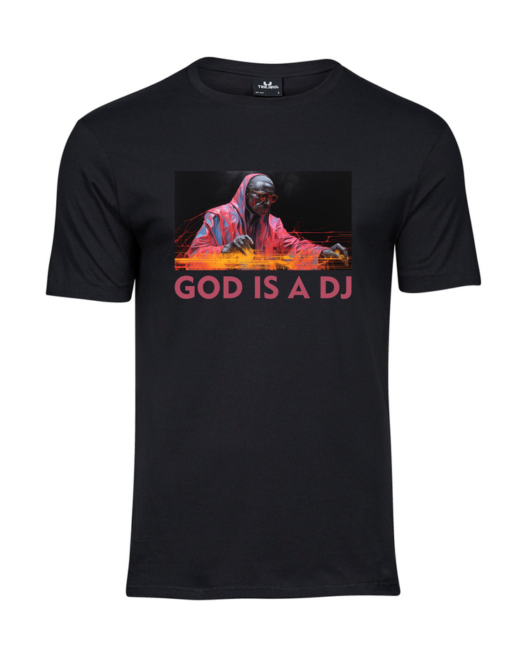Koszulka męska T-Shirt | GOD IS A DJ | Luxury Elite Gent