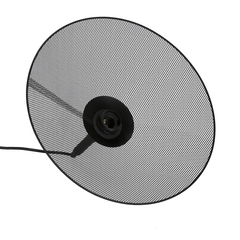 Czarna lampa wisząca sufitowa do salonu 36 cm KIRUNA metal