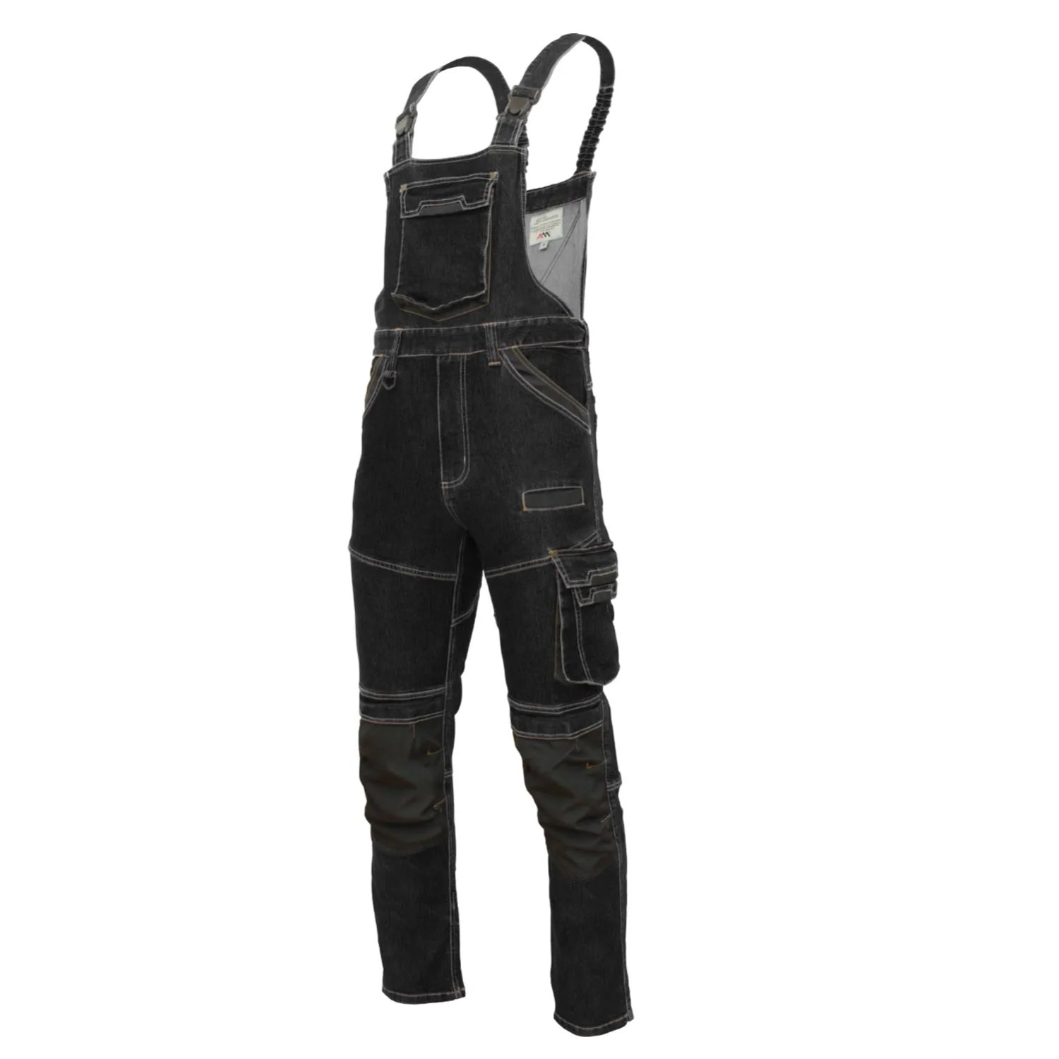 Spodnie robocze na szelkach Colemann Jeans Black roz. L