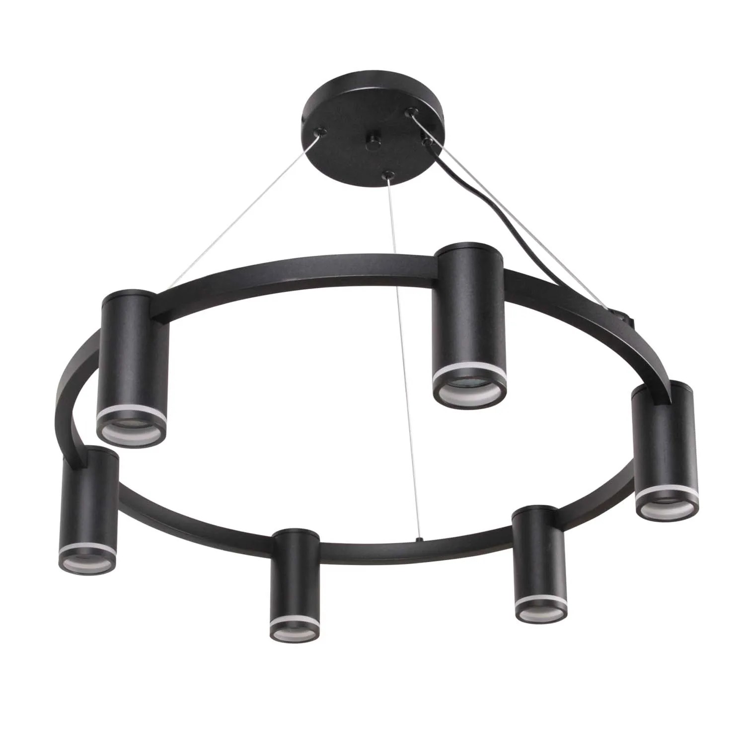 Goldlux Lampa wiszaca Paris Round 6x max. 12W GU10 czarna