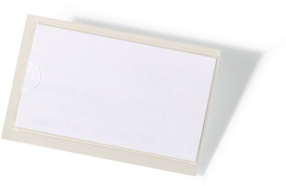 Kieszeń samoprzylepna Durable Pocketfix, 43x74mm, 10 sztuk, przezroczysty