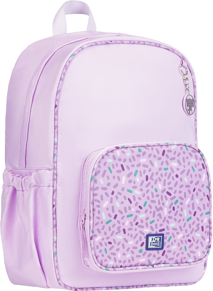 Plecak szkolny Oxford Kids, jednokomorowy, 25l, 40x30x16cm, fioletowy