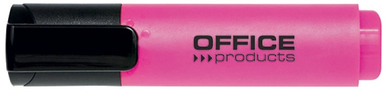 Zakreślacz Office Products, ścięta, różowy