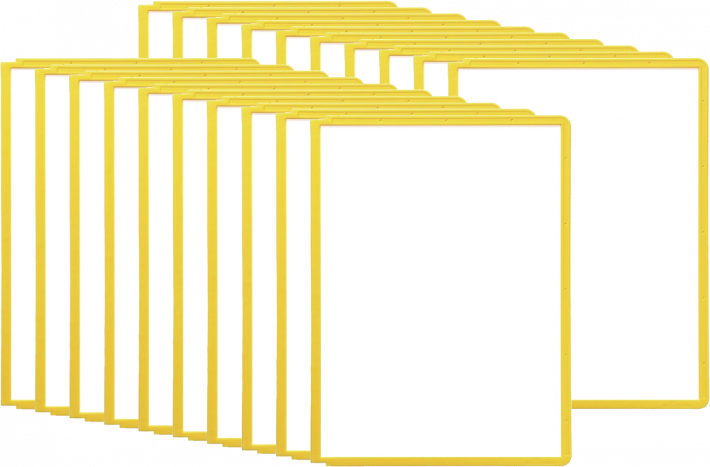 25x Panel informacyjny Durable Sherpa, A4, żółty