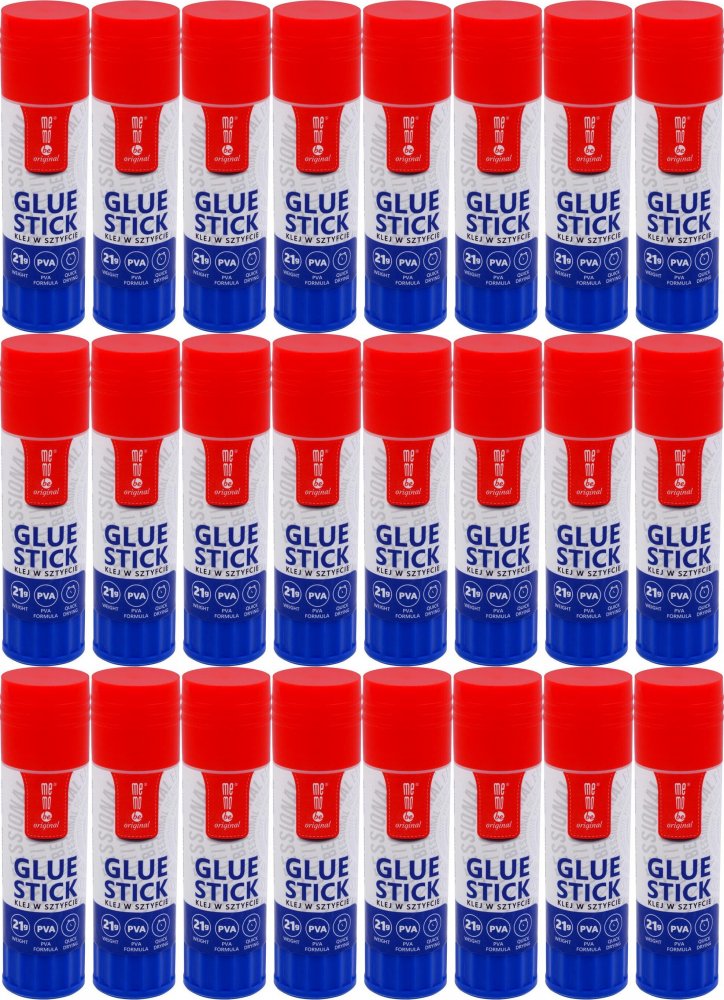 24x Klej biurowy MemoBe, w sztyfcie, 21g