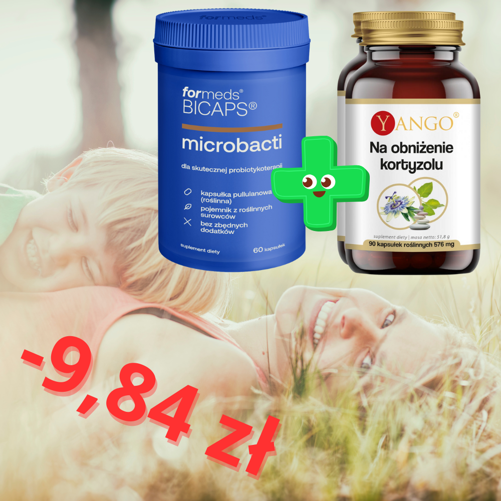 Zestaw: 2x Na obniżenie Kortyzolu + Microbacti