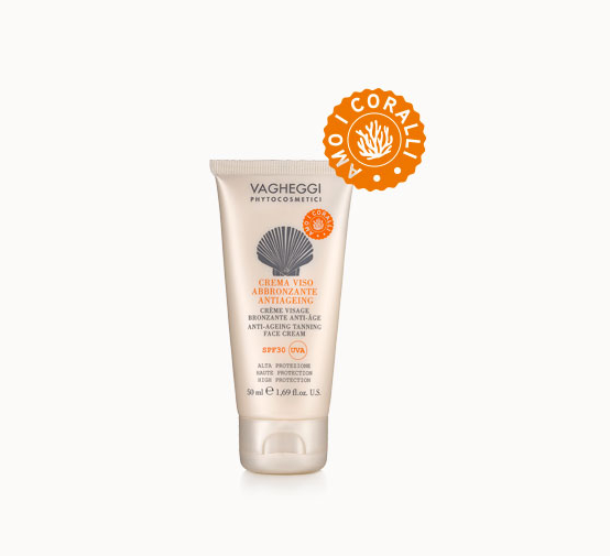 Vagheggi Anti Ageing Tanning Face Cream SPF 30; 50ml.