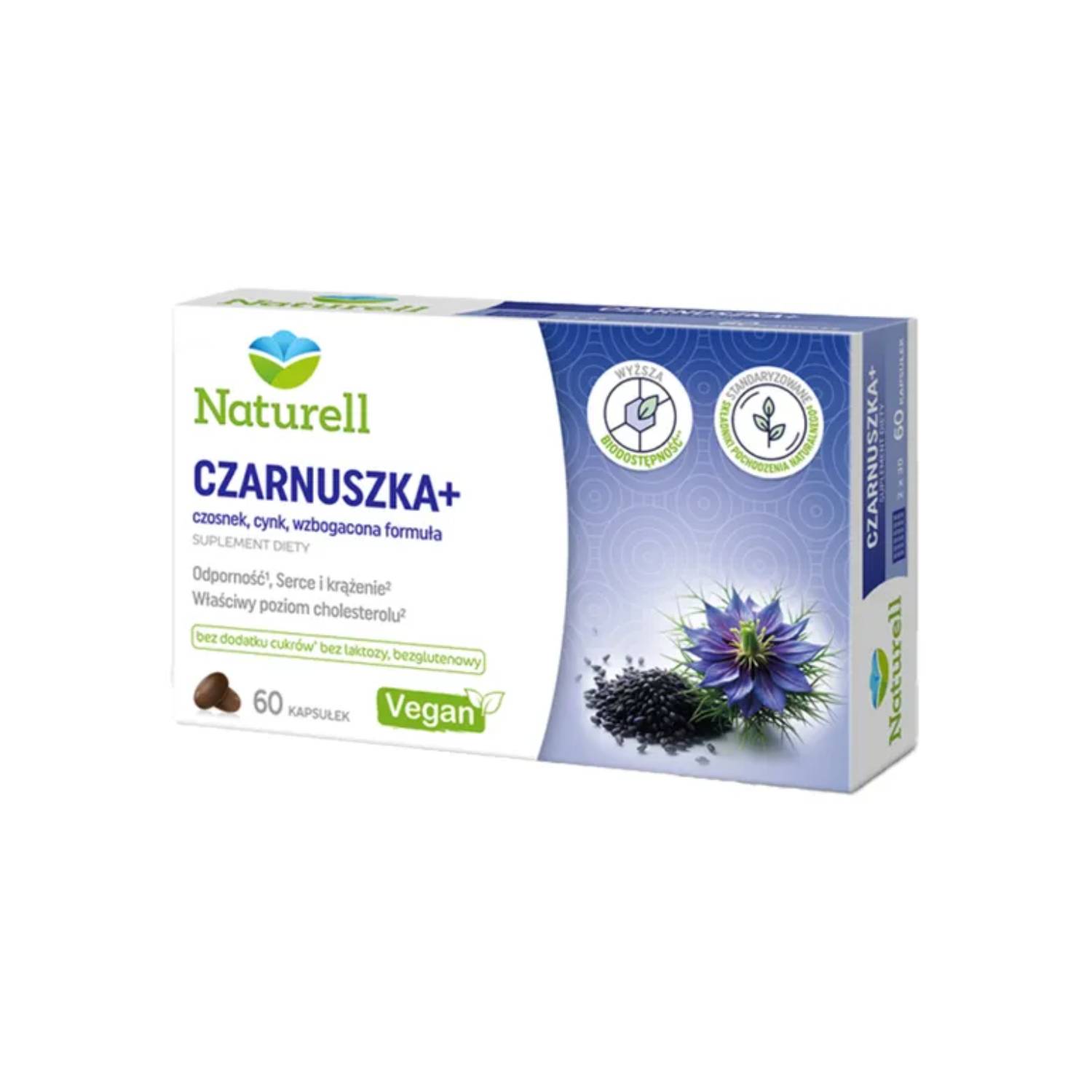Naturell czarnuszka+, 60 kapsułek