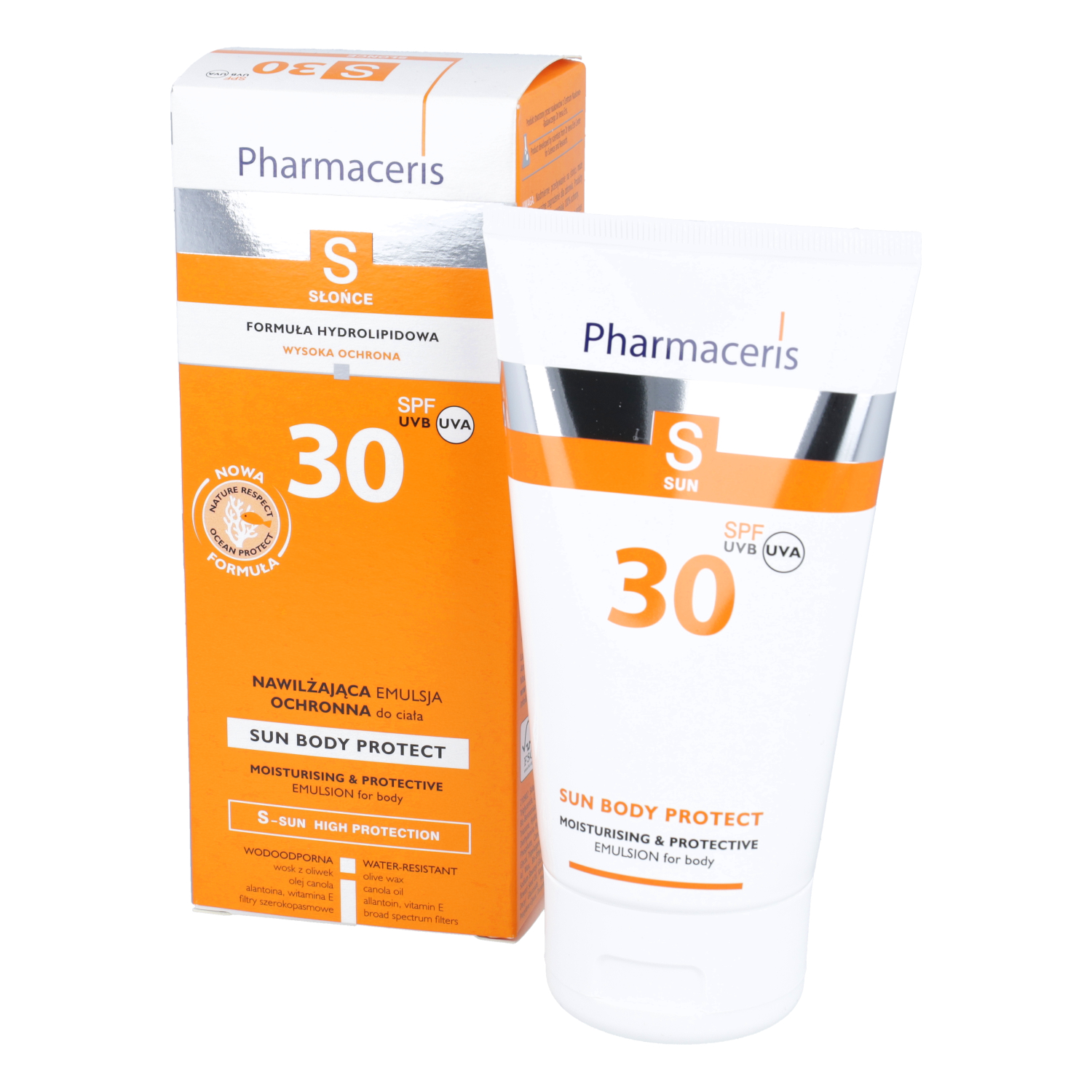 Pharmaceris s sun body protect - nawilżająca emulsja ochronna do ciała spf 30, 150 ml