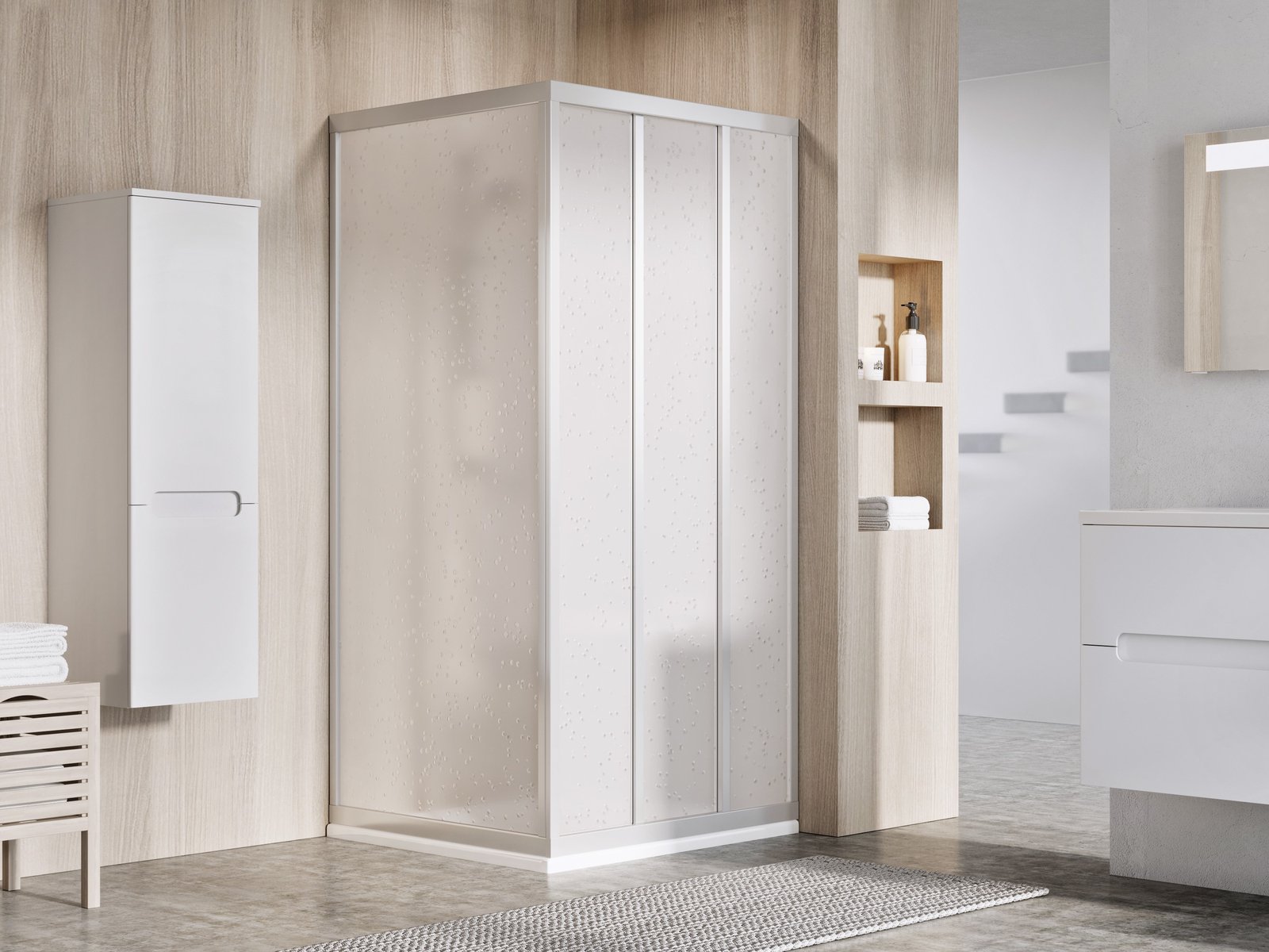 Ravak Supernova ASDP3-80 drzwi prysznicowe 80 cm satyna/pearl 00V40UR211