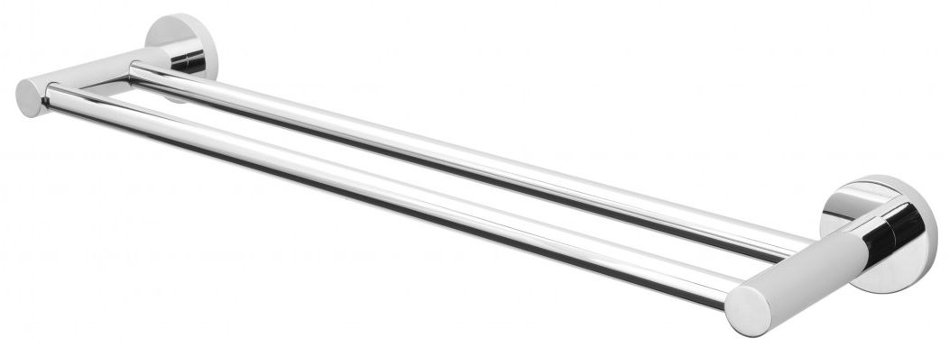 FDesign Meriva wieszak na ręcznik 50 cm drążek podwójny chrom FD6-MRV-19-11