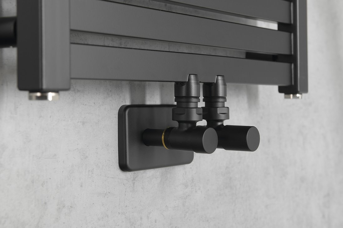 Sapho Compact Black zestaw przyłączeniowy czarny CP5115BS - Wysyłka w 24h