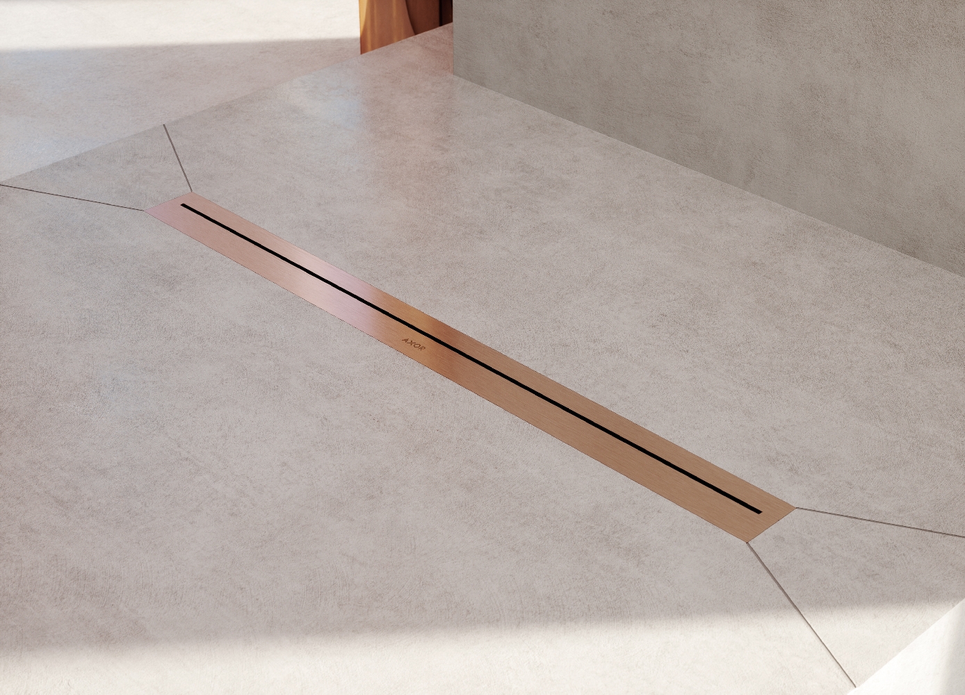 Axor Drain element zewnętrzny odpływu liniowego 90 cm czerwone złoto szczotkowane 42522310