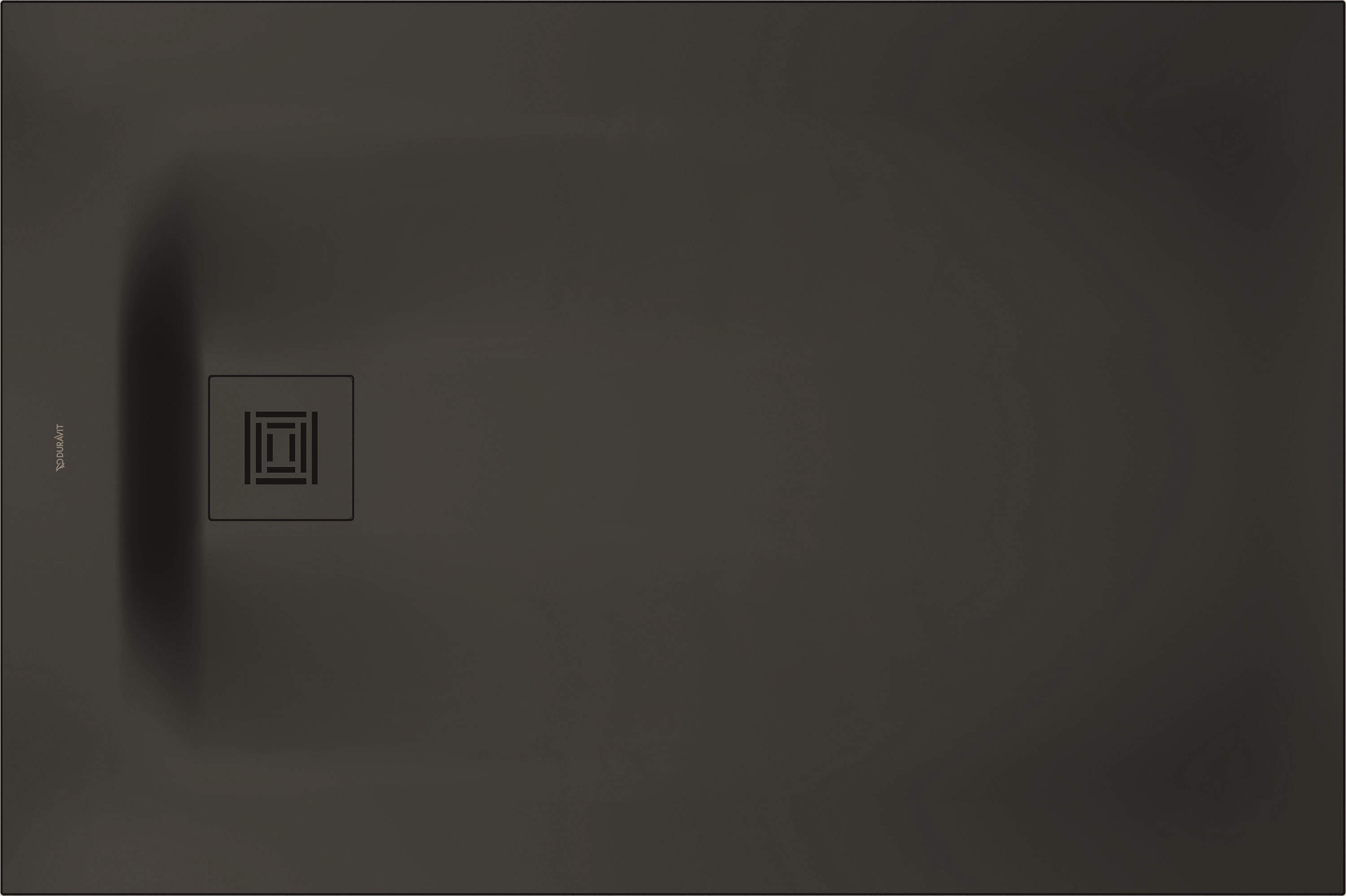 Duravit Sustano brodzik prostokątny 120x80 cm ciemnoszary mat 720276650000000