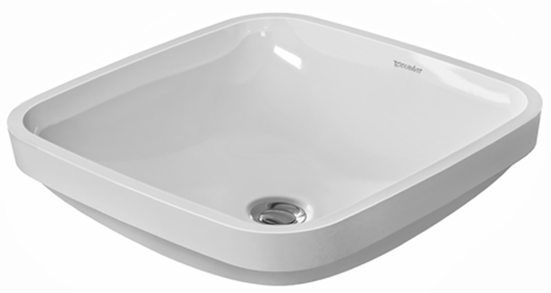 Duravit DuraStyle umywalka 37x37 cm podblatowa kwadratowa biała 0373370000