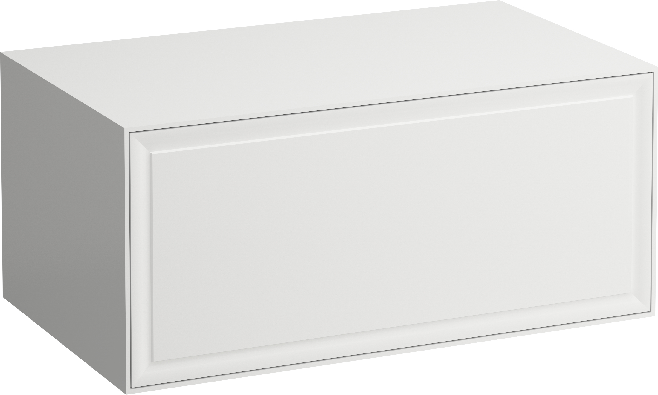 Laufen The New Classic szafka 77 cm podumywalkowa wisząca z blatem biały mat H4060150851701