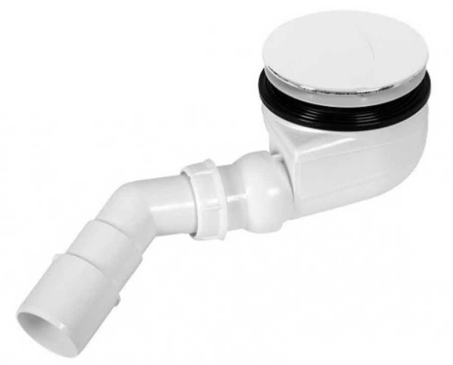 Radaway Turboflow syfon do brodzika 90 mm biały TB90PWHITE