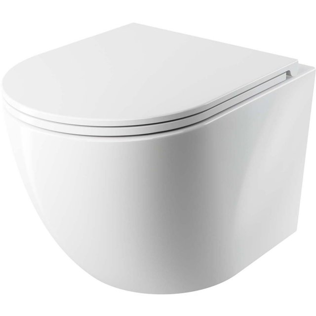 OMNIRES Miska WC wisząca OTTAWA SILENT POWER, deska wolnoopadająca 49