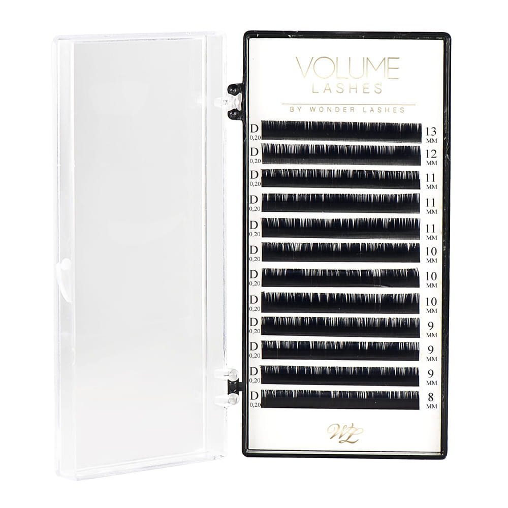 Rzęsy na pasku kaseta Wonder lashes D 0.20 8-13mm