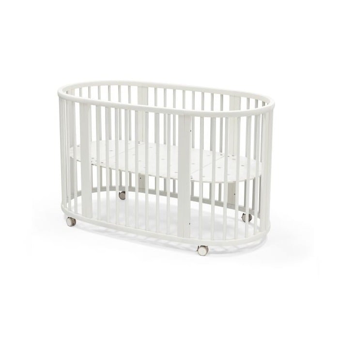 Stokke Sleepi V3 - owalne łóżeczko dziecięce-White