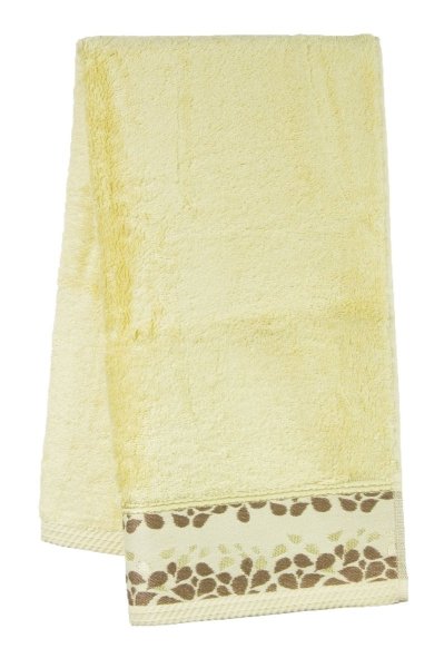 Ręcznik ROMANCE Andropol 50x90 wz. Listki wanilia