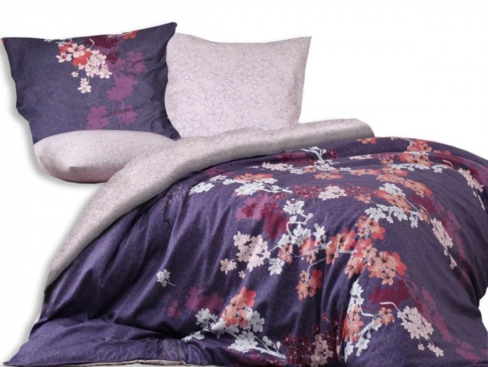 Pościel satynowa DARYMEX kolekcja EXCLUSIVE 160x200 + 2x70x80 wz. CHERY