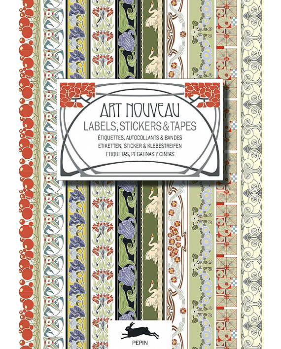 Label & Sticker Book. Art Nouveau