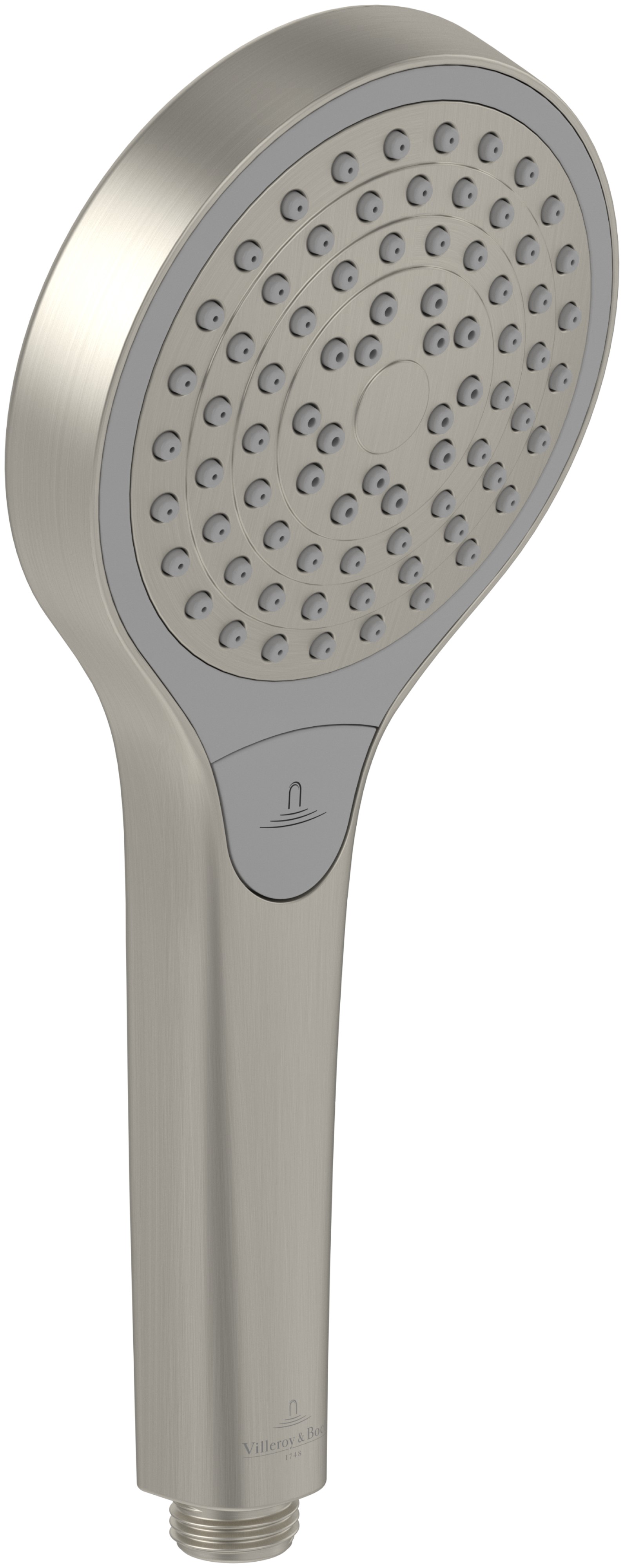 Darmowa Dostawa - Słuchawka prysznicowa nikiel Villeroy & Boch Verve Showers TVS10900100064