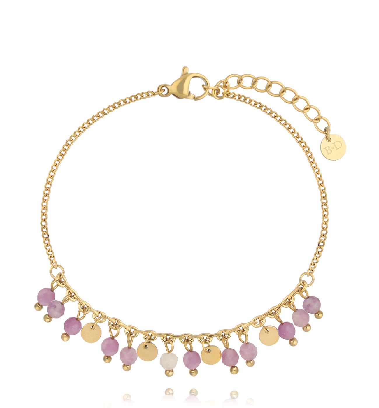 Bransoletka z ametystami Paradise Jewels BPA0448