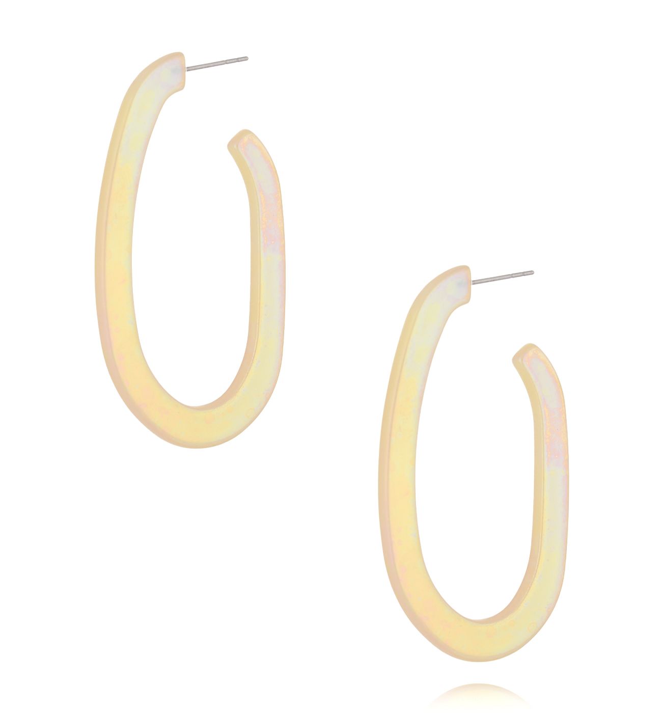 Kolczyki kremowe owalne Surprendre KZA0179 - By Dziubeka