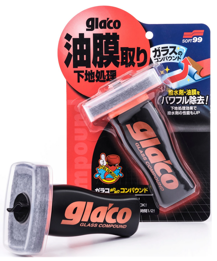 SOFT99 GLACO GLASS COMPOUND ROLL ON 100ML - Petrostar
