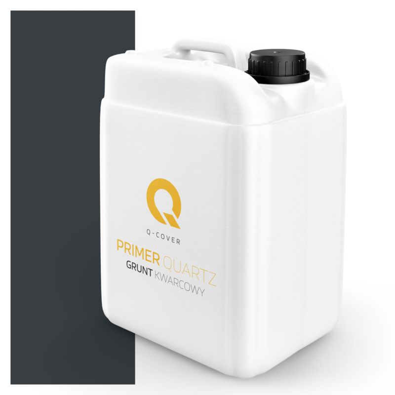 Grunt Kwarcowy pod Tynk Silikonowy Q-Cover Antracyt RAL7016 7.5KG