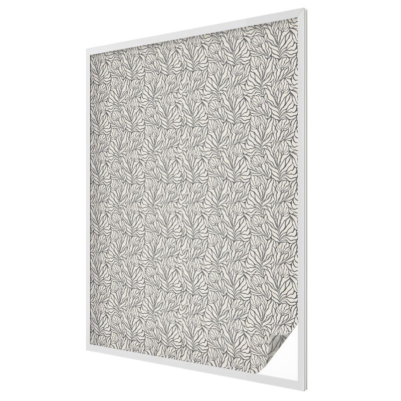 Folia Na Okno Wallfluent 100x146 cm Chroni Prywatność i Zapewnia Dyskrecję Roślinny wzór klasyczna symetria 1 rol.