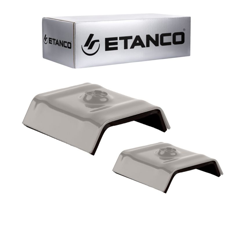Kaloty dachowe Etanco 26mm RAL 9007 aluminium 100szt