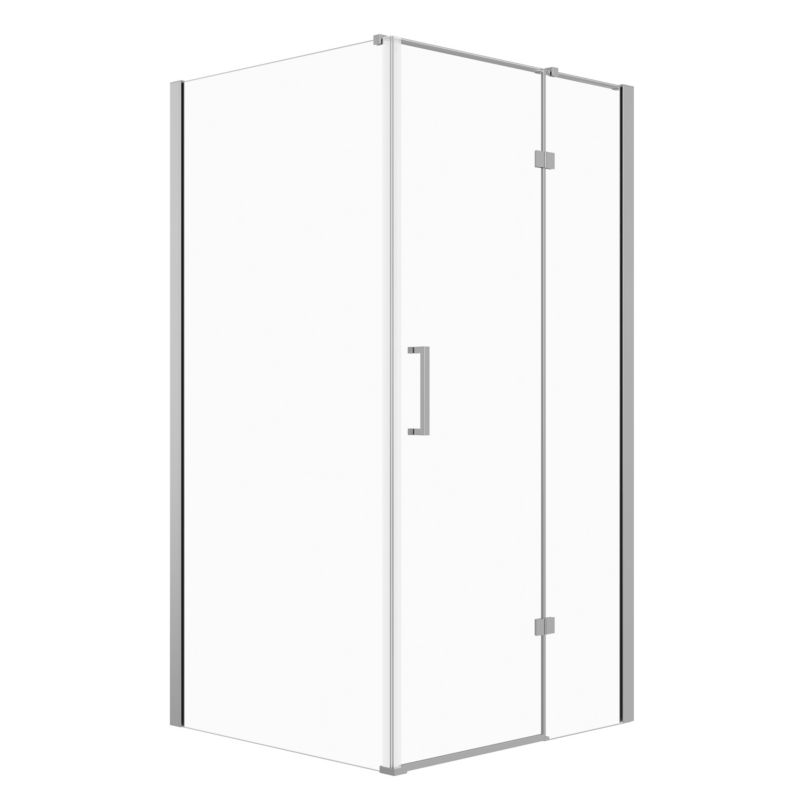Kabina prysznicowa SEVANTE ROSA 110x70cm prostokątna uchylna chrom ze wspornikiem 1 szt.
