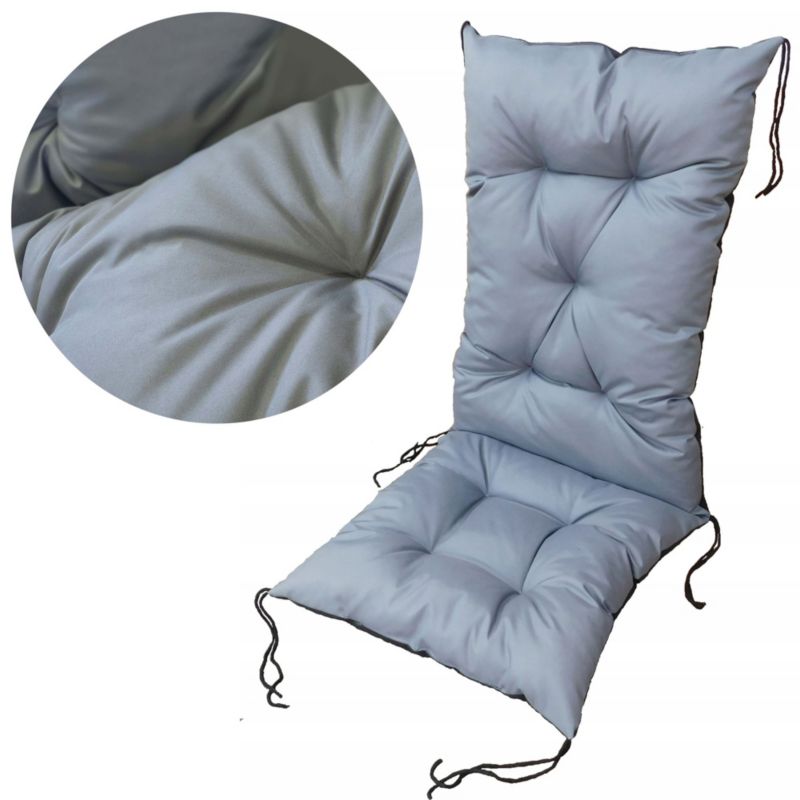 Poduszka Ogrodowa EDANTI Na Krzesło Fotel 50x50x80 Cm Wodoodporna 1 szt.